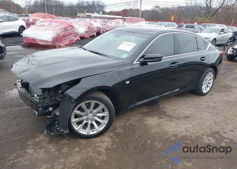 2024 Cadillac Ct5 Luxury из США, поврежденный, VIN 1G6DX5RK0R0127734